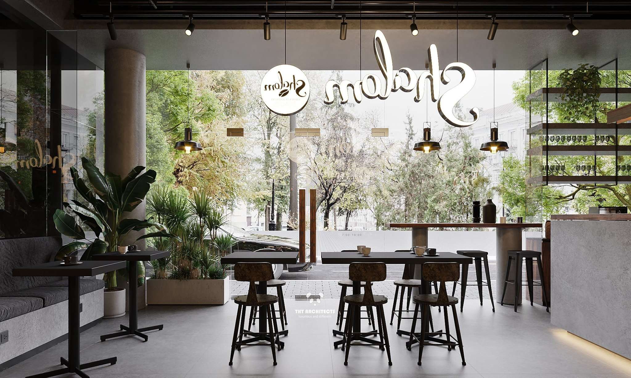tht arichitects - Cafe Shalom - VIEW 8